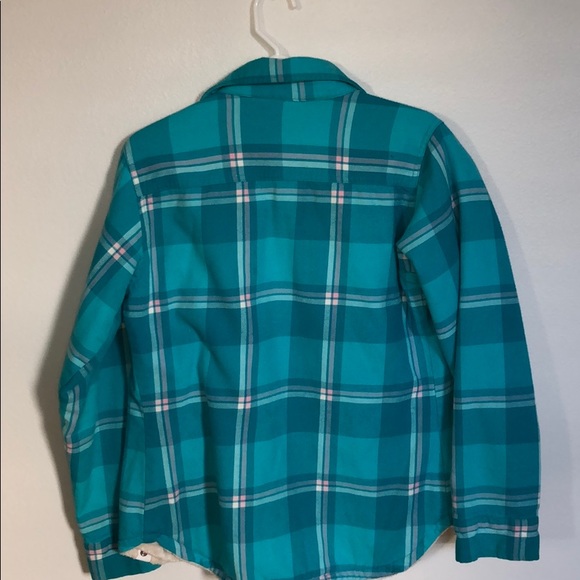 Roxy plaid jacket with fuzzy inside - Picture 2 of 3
